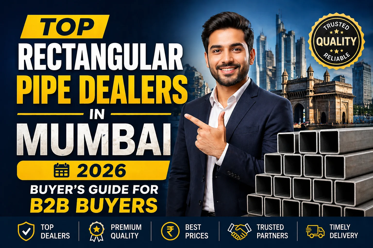 Top Rectangular Pipe Dealers in Mumbai | 2026 B2B Buying Guide
